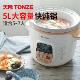 天际（TONZE） 电炖锅5L容量煲汤锅炖汤锅煮粥陶瓷快炖DGD50-50KD 白色