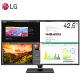 LG 42.5英寸 4K超高清 4个HDMI 快充Type-C PBP HDR 防反光显示器 远程遥控 10W音箱 IPS硬屏（43UN700）